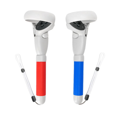Ambison Handle Attachments for Meta Quest 2 Controller Accessories, VR Game Long Arms Sticks,Beat Saber Handles