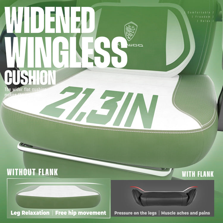 Dowinx Fabric Gaming Chair with Footrest - ElectronAge