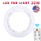 Smart Ceiling Fan with LED Light & Remote Control E27 Convertible Base for Living Room Home Decor Auto Speed Adjust