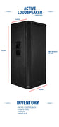 KW12S 15 Inch Professional Audio Sound Box - ElectronAge