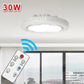 Smart Ceiling Fan with LED Light & Remote Control E27 Convertible Base for Living Room Home Decor Auto Speed Adjust