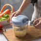 900ML Hand Chopper Manual Rope Food Processor - ElectronAge