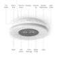 Sunrise Alarm Clock - Digital LED Clock with 6 Color Switch - ElectronAge