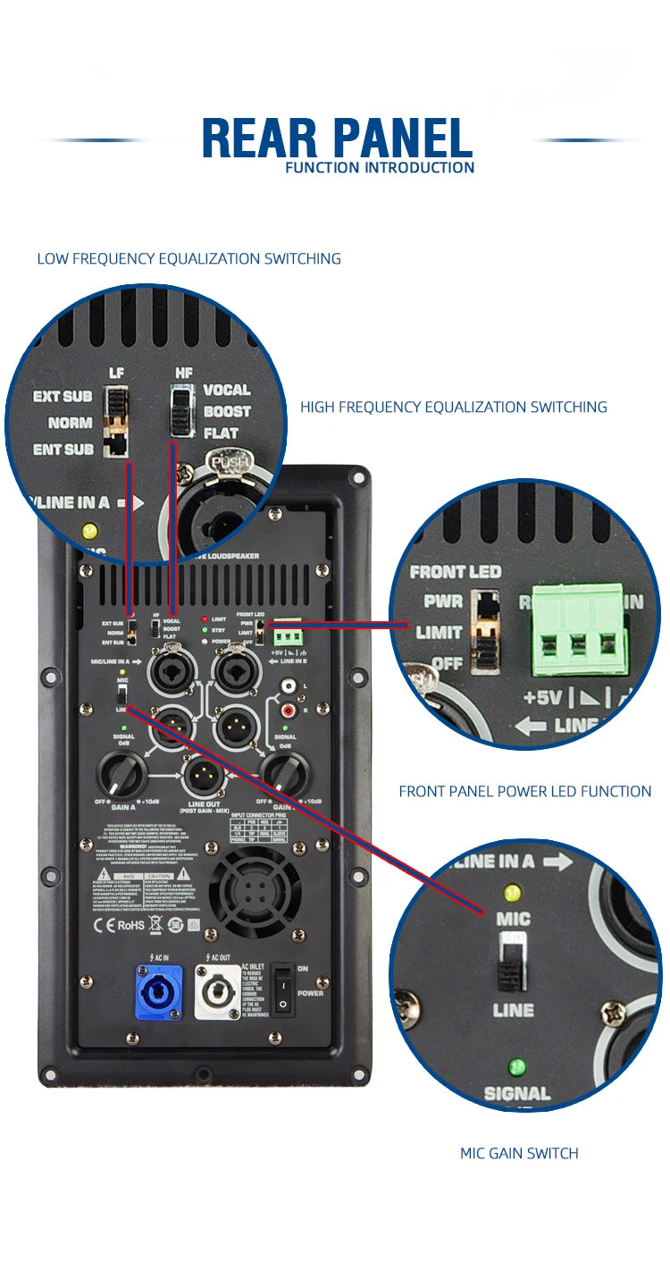 KW12S 15 Inch Professional Audio Sound Box - ElectronAge