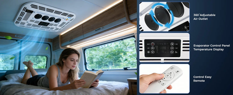 RV Rooftop Parking Air Conditioner 12V/24V DC - ElectronAge