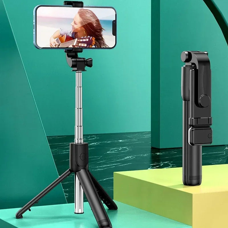 Selfie Stick Telescopic Travel Handheld Tripod - ElectronAge