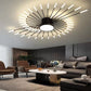 AuroraRealm Creative Fan Shaped LED Ceiling Lamp