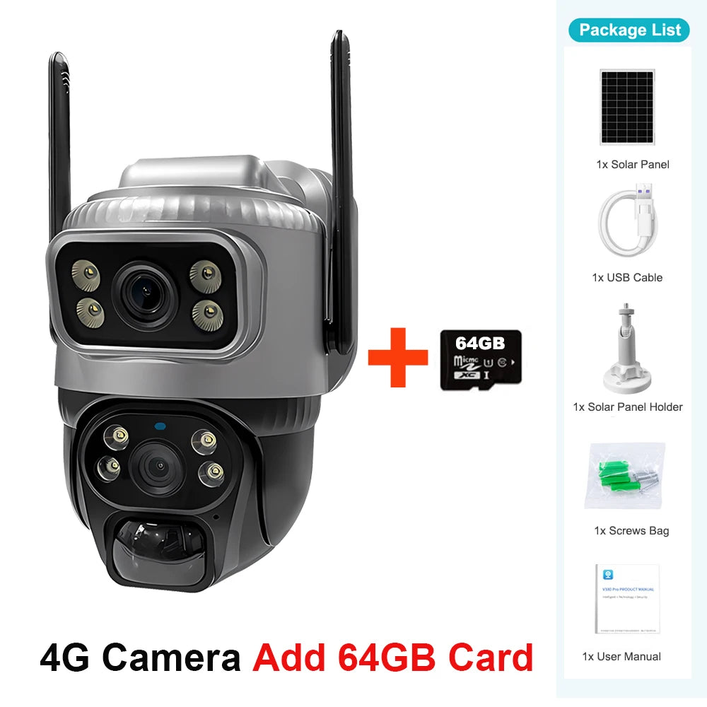 V380 Dual Lens 4G Camera - ElectronAge