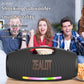 ZEALOT-S89 250W Portable Bluetooth Speaker High Volume Waterproof 48000mAh Wireless TWS Subwoofer Suporrt USB/TF/AUX RGB light.
