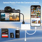 5-in-1 USB 3.0 Lightning Type C SD TF Card Reader Adapter for iPhone iPad MacBook Samsung Android Cameras Other Devices