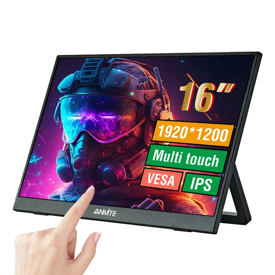 Anmite 16 inch Touch Portable Monitor - ElectronAge