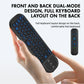 2.4G BT5.0 Dual Mode Air Mouse IR Learning New G60S Pro BT Wireless Voice Remote Control  With Backlit Light For Android TV Box
