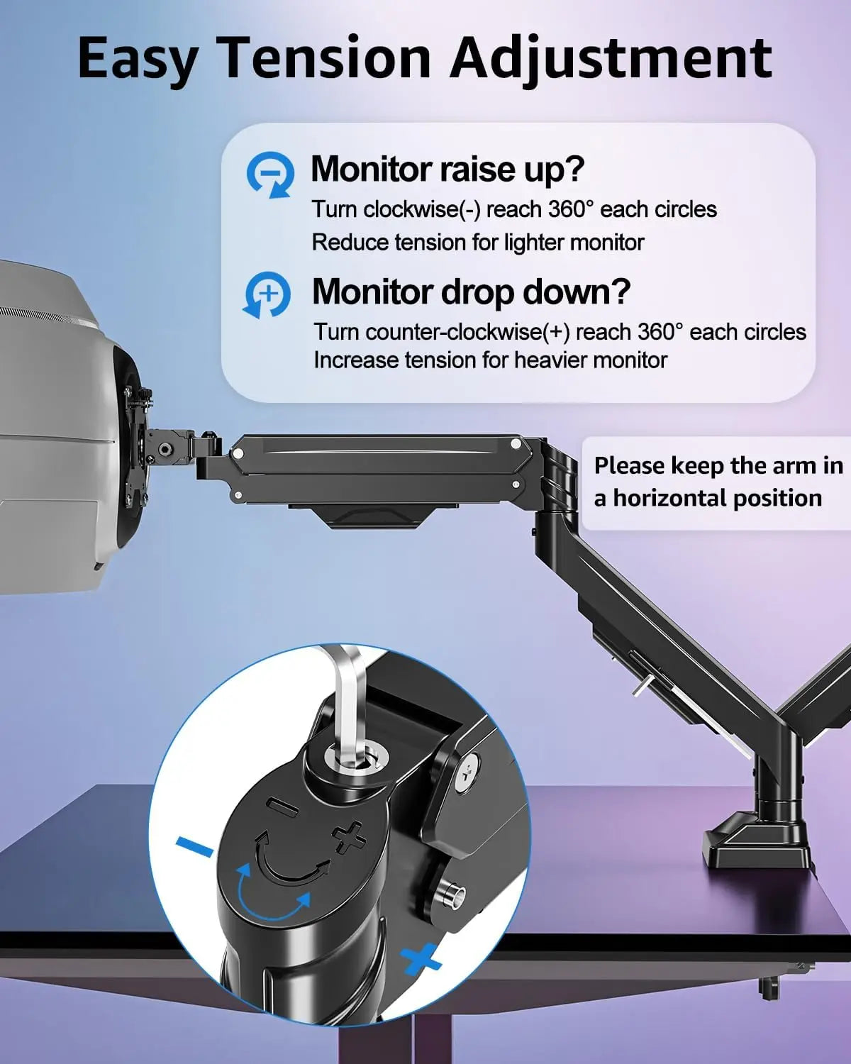 Dual Monitor Stand for 43" Screens - ElectronAge
