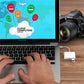 5-in-1 USB 3.0 Lightning Type C SD TF Card Reader Adapter for iPhone iPad MacBook Samsung Android Cameras Other Devices