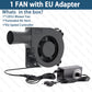120mm BBQ Fan Adjustable Blower Fan For BBQ Heater Blower Air Blower Cooking Speed Controller Outdoor Portable Machine
