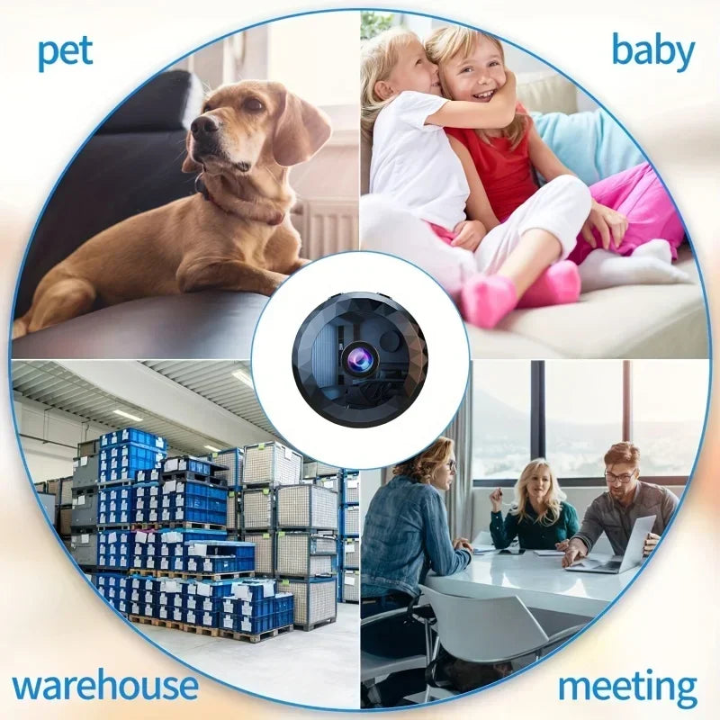 DIXSG 4K Mini WiFi Camera Wireless Security HD Camera - ElectronAge