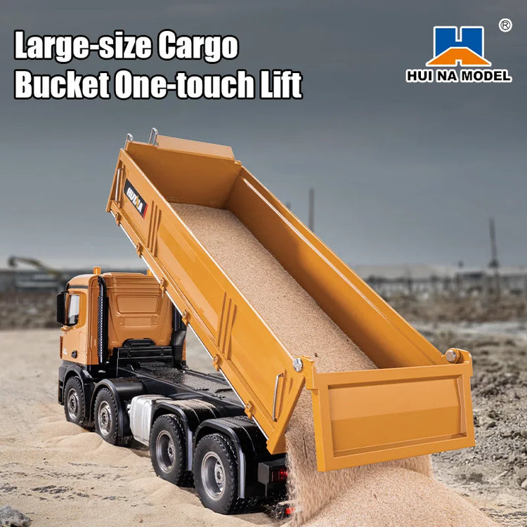 JIKEFUN HUINA 1536 1:14 Large Dump Truck - ElectronAge