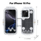 PULUZ 40m/130ft Waterproof Diving Case for iPhone 16 15 14 13 12 11 Pro Max Plus Photo Video Taking Underwater Housing Cover