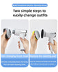 4-in-1 Electric Cleaning Brush IPX7 Waterproof Multi-Functional Wireless Handle Rechargeable Portable Brush For Bathroom Kitchen