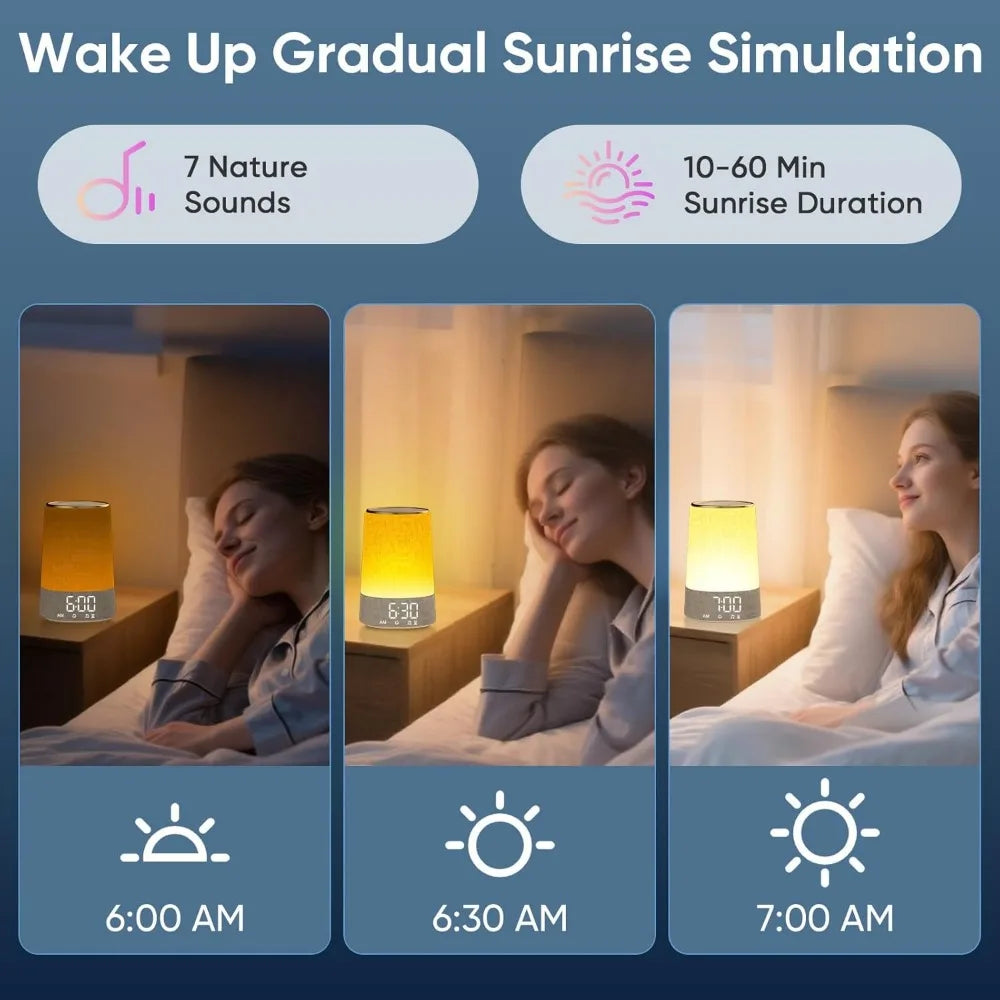 Sunrise Wake Up Light Alarm Clock - ElectronAge