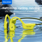 POLVCDG X9 Bone Conduction Earphones 32G IPX8 Waterproof Open Design for Swimming Running Cycling Hanging Earphones - ElectronAge