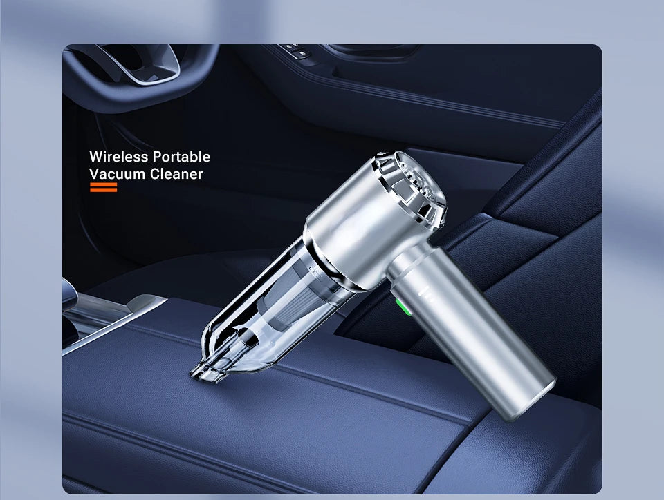 Youpin Car Vacuum Cleaner Strong Suction Cordless Wireless Cleaner Portable HandHeld Vacuum Cleaner Cleaning Machine New - ElectronAge