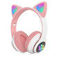 yggcoo Flash Lamp Cute Cat Ears Headphone - ElectronAge
