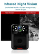 Waterproof Small Body Camera 1080P File Encryption Infrared Night Vision Cam Mini Bodycam Sport DV Law Enforcement DVR Recorder