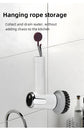 4-in-1 Electric Cleaning Brush IPX7 Waterproof Multi-Functional Wireless Handle Rechargeable Portable Brush For Bathroom Kitchen