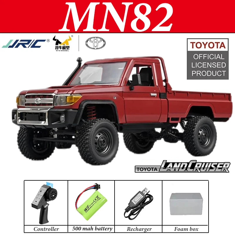 MENGXI MN82 Pro RC Car 1/12 4WD Simulation Off-road Climbing Car - ElectronAge