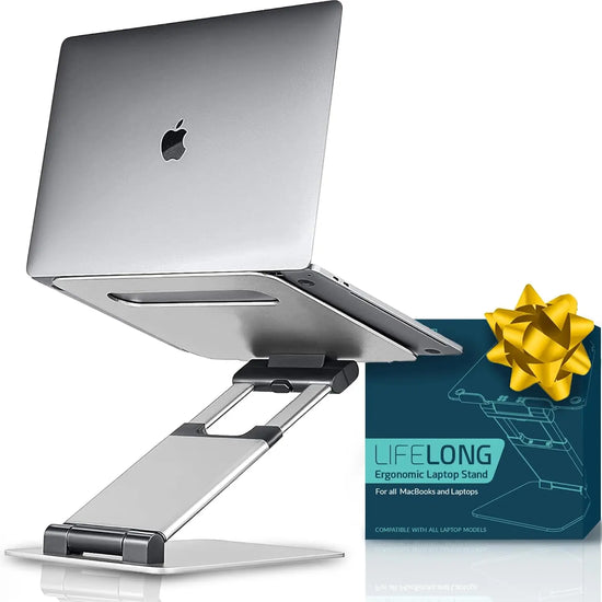 Adjustable Ergonomic Laptop Stand, Height 2.1-13.8" - ElectronAge