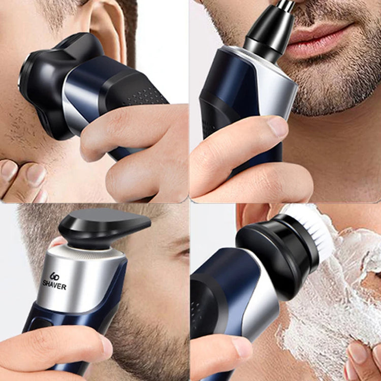 XMSJ 4in1 Electrical Rotary Shaver For Men - ElectronAge