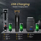 Solimpia Professional Hair Clipper 3-piece Set for Men Rechargeable Cordless Barber Clippers for Wet/Dry Hair Cutting