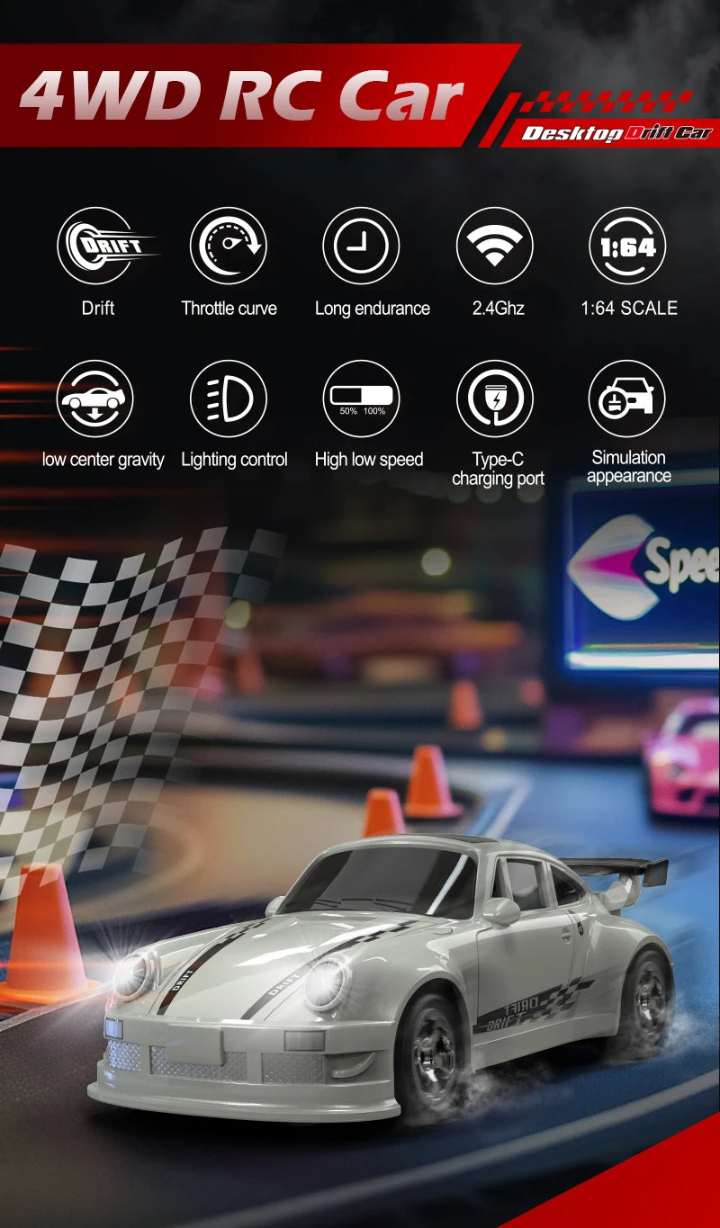 2026 Teranty Kf20 1:64 Drift Rc Car - ElectronAge