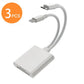 5-in-1 USB 3.0 Lightning Type C SD TF Card Reader Adapter for iPhone iPad MacBook Samsung Android Cameras Other Devices