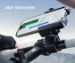 Anti-Vibration Motorcycle Phone Mount Camera Friendly Anti-Shake Bicycle Handlebar Holder with Secure Lock Universal E-Bike Scoo