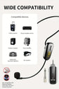 Jyx Wireless Microphone Headset Uhf Wireless Headset and Handheld 2-in-1 Microphone - ElectronAge