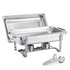 SucceBuy 8 Qt 4 Pack Chafing Dish Buffet Set Stainless Steel Chafer with 2 Full Size and 4 Half Size Pans Catering Warmer Server - ElectronAge