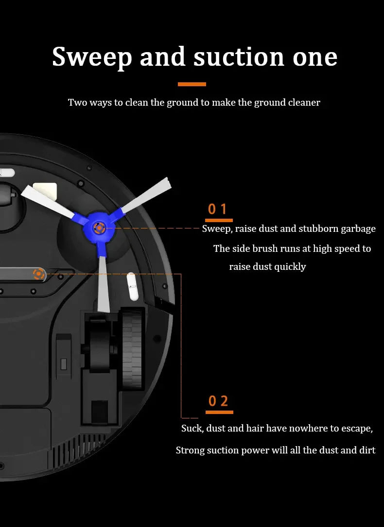 Robot Vacuum Cleaner Smart Remote Control - ElectronAge