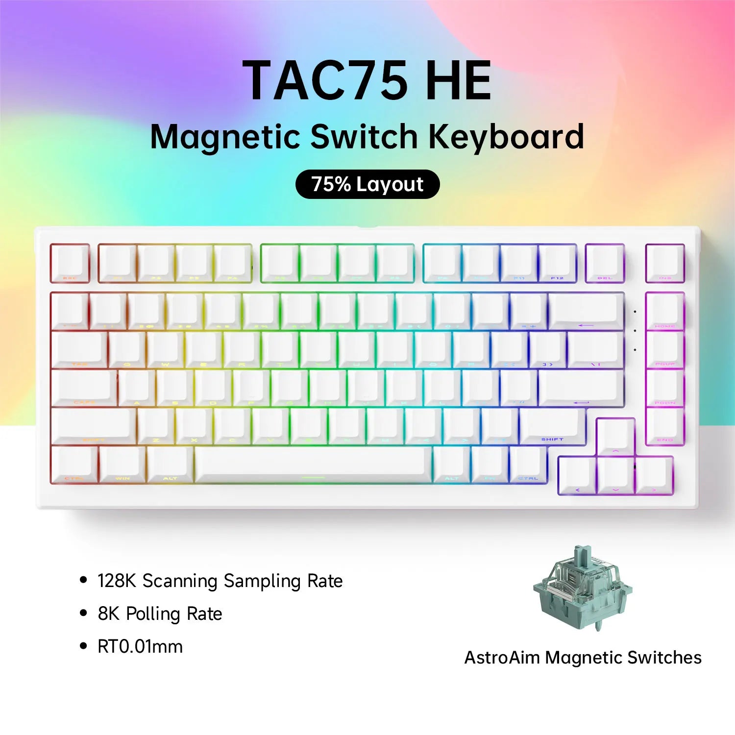 AKKO TAC75 HE Magnetic Switch Keyboard - ElectronAge