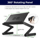 Adjustable Laptop Cooling Stand with 2 Fans & 3 USB Ports - ElectronAge