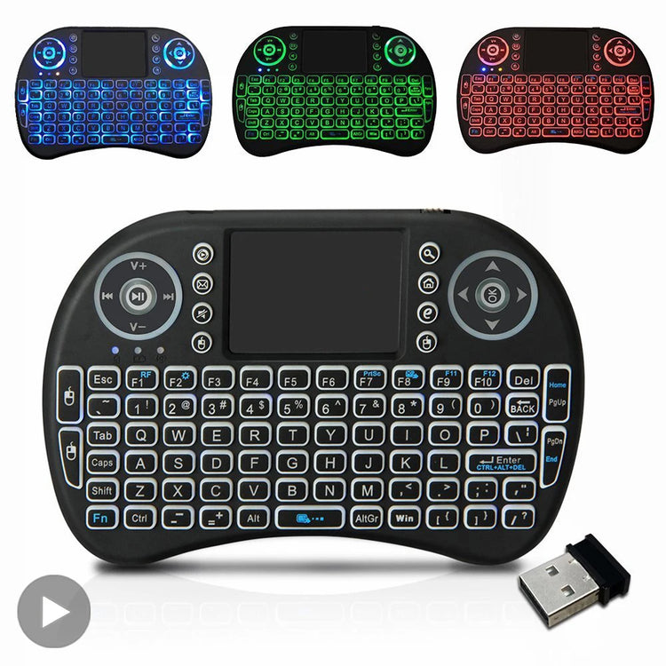 Backlit Mini Wireless Keyboard - ElectronAge