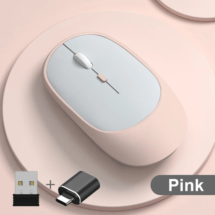 Wireless Mouse Rechargeable Mouse Gamer Dual Modes - ElectronAge