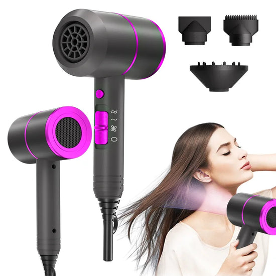 VoluVibe Ionic Breeze Pro Professional Ionic Hair Dryer - ElectronAge