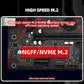 ZSUS X79 Motherboard Set Kit With Intel LGA2011 Xeon E5 2630 V2 CPU DDR3 1*16GB ECC RAM Memory Support M.2 NVME Slot