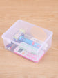 1PC Transparent PP Dual Fastened Transparent Display Box Jewelry Jewelry Container Jewelry Box Art DIY Parts Tool Storage Box