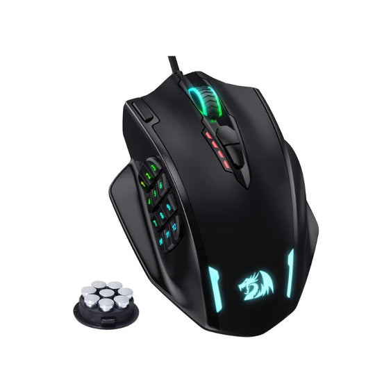Redragon M908 RGB Backlight LED USB Wired Gaming Mouse - ElectronAge