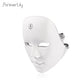 Rechargeable Facial LED Mask 7 Colors LED Photon Therapy Skin Rejuvenation Anti Acne Wrinkle Removal Beauty Mask Skin Brightenin