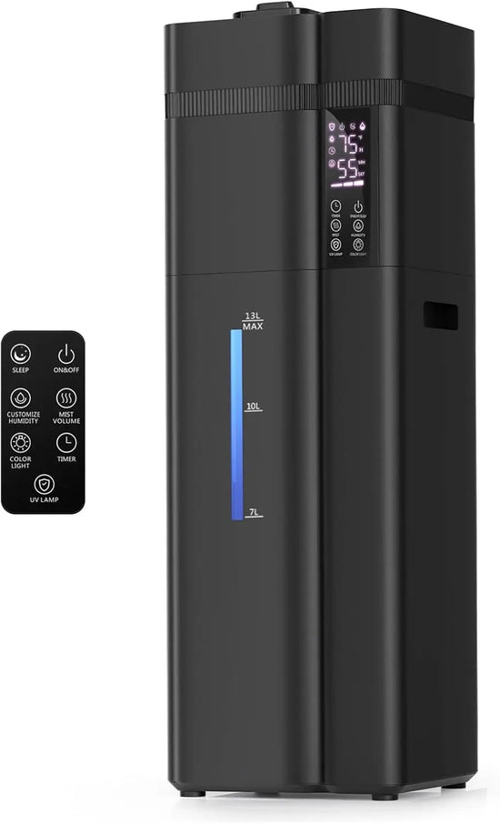 13L Large Room Humidifier with Auto Control, 800ft² Coverage, Quiet Sleep Mode & Aroma Diffuser
