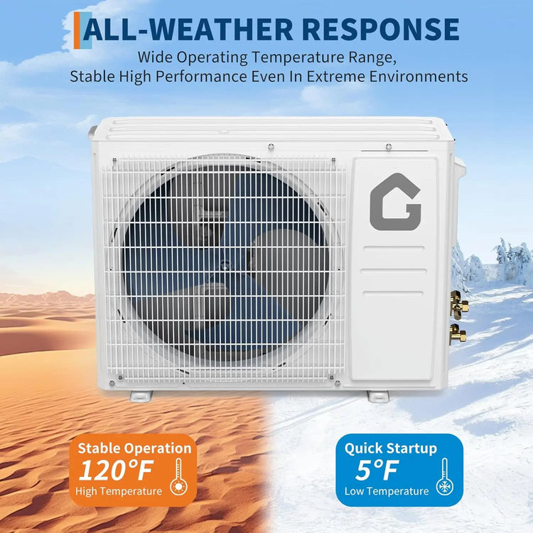 Adoolla High SEER 18.5-22 Inverter Mini Split Air Conditioner - ElectronAge